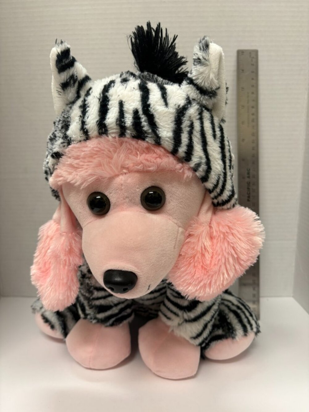 Kennel Klub Poodle Kellytoy Dog Zebra Costume 14” Plush Stuffed Animal 2018 Tags